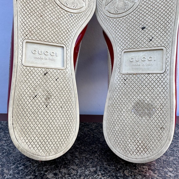 Gucci Men’s Falacer Hebron Web Patent Leather. U.S Size 7. - Picture 12 of 12